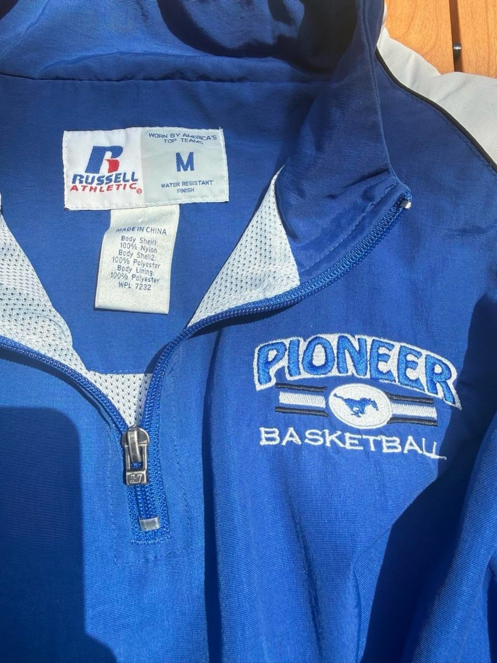 Russell Athletic Royal Blue Pioneer Basketball Quarter-Zip Pullover